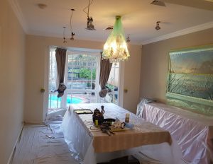 Wahroonga interior painting dining room